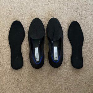 Rothys black honeycomb loafers size 7